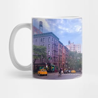 Street Yellow Cab Tank Upper West Side Manhattan NYC Mug